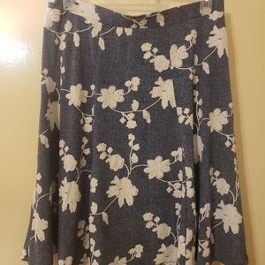 Blue and White skirt